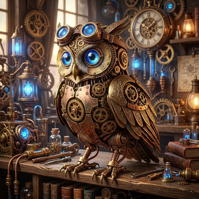 The Artisan Owl Mascot